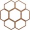 Ekena Millwork Florin Wood Fretwork Pierced Ceiling Medallion, Walnut, 40"OD x 14 1/8"ID x 3/8"T CMWP40X40X0375FOWA - alternate 1